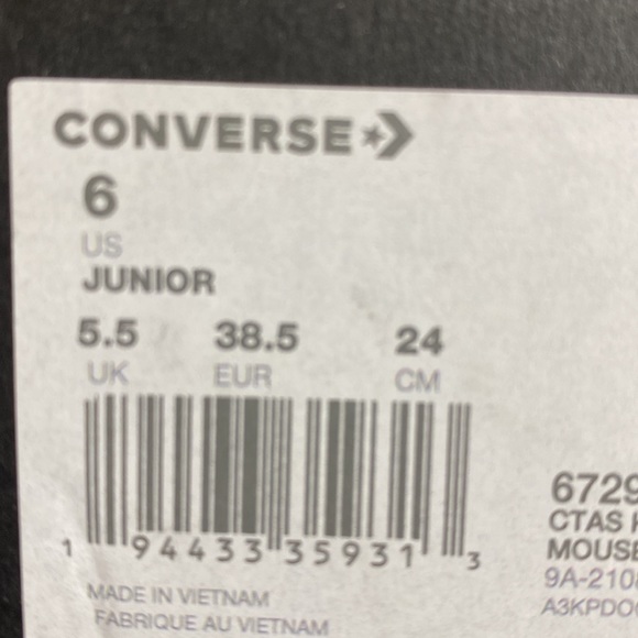 CONVERSE CTAS HIGH TOP BRAND NEW - Picture 8 of 8